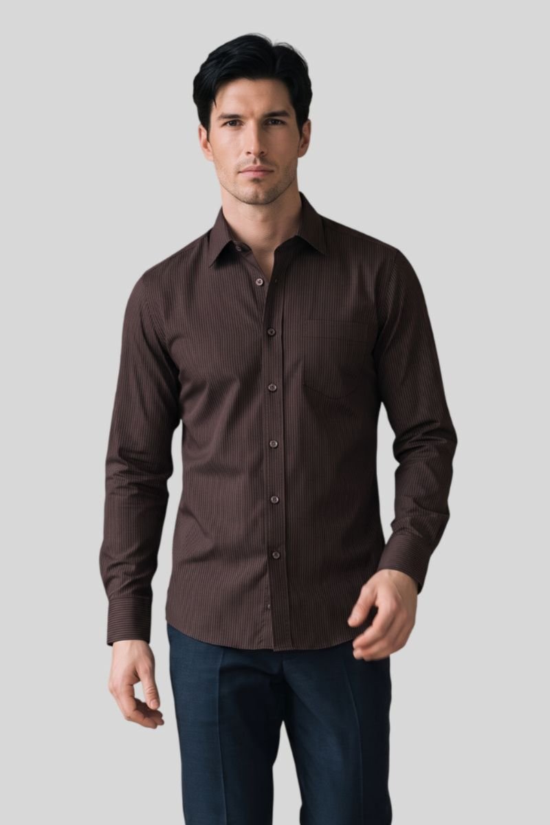 Coffeecore Sellf Designed Pure Cotton Shirt