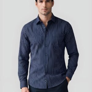 Blue Stripe Pure Cotton Shirt
